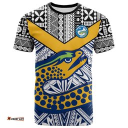 eels rugby t shirt polynesian tapa pattern premiers