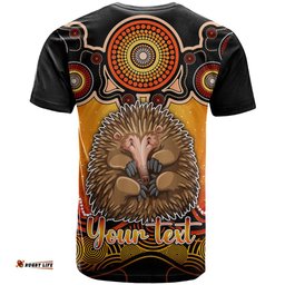 personalised australia virgo echidna zodiac t shirt auz astrology aboriginal red