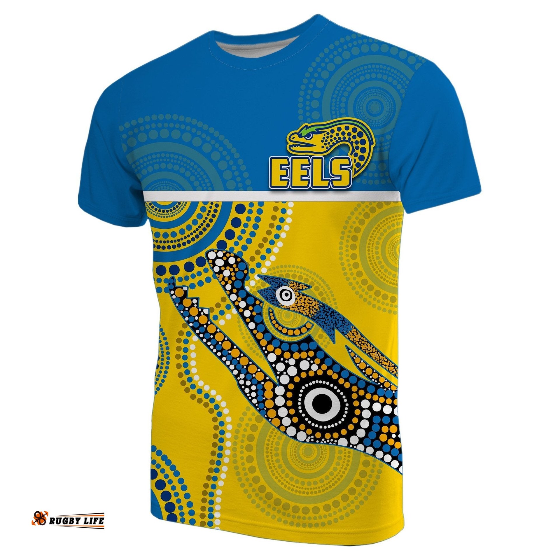 custom personalised parramatta rugby t shirt eels aboriginal