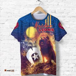 custom personalised brisbane t shirt lions naidoc week 3d sport style