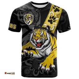 richmond football t shirt tigers 1885 indigenous basic style
