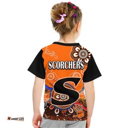 perth scorchers t shirt cricket indigenous aboriginal lizard version