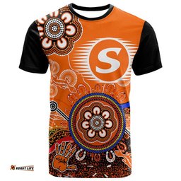perth scorchers t shirt cricket indigenous aboriginal lizard version