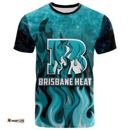 custom personalised and numberbrisbane heat t shirt cricket special style