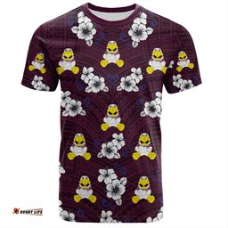 Amazing Aussie Manly Warringah Sea Eagles T-Shirt - Manly Warringah Sea Eagles With Maori Patterns T-Shirt