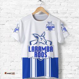 laramba roos football club t shirt kangaroos original white