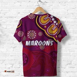 queensland maroons aboriginal t shirt indigenous vibes