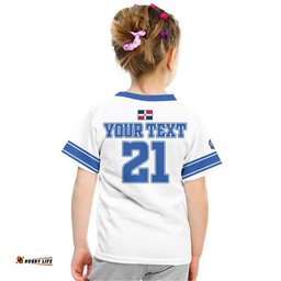 custom personalised dominican tigres del licey t shirt authentic no2