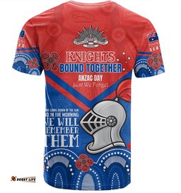 australia newcastle anzac custom t shirt knights bound together t shirt