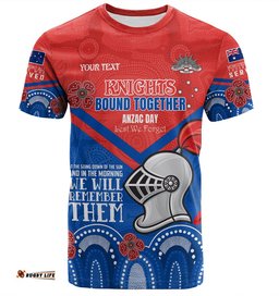 australia newcastle anzac custom t shirt knights bound together t shirt