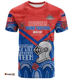 australia newcastle anzac custom t shirt knights bound together t shirt