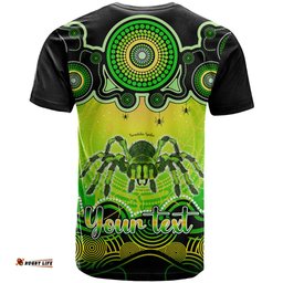 personalised australia scorpio tarantulas spider zodiac t shirt auz astrology aboriginal green