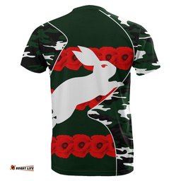 rabbitohs t shirt aboriginal anzac day army style