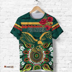 pioneer football club anzac t shirt indigenous vibes