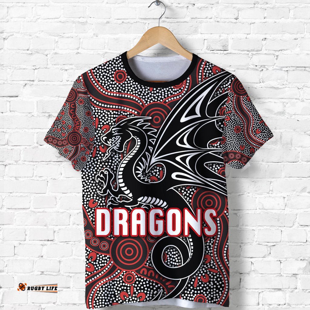 st george dragons t shirt unique indigenous
