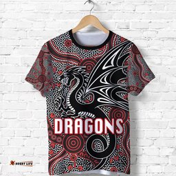 st george dragons t shirt unique indigenous