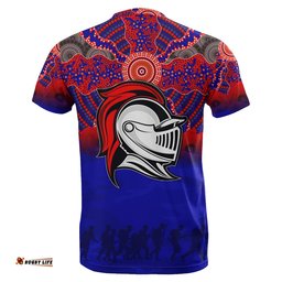 knights t shirt aboriginal anzac day