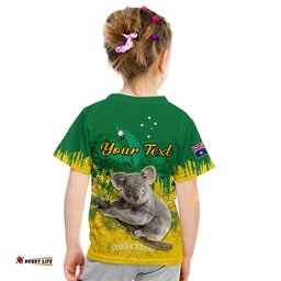 custom personalised australia day t shirt koala sydney opera house national color