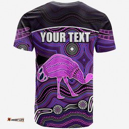 custom personalised emu aboriginal boomerang t shirt no.5