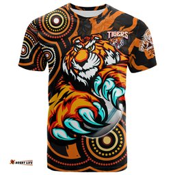 tigers rugby custom indigenous t shirt this is my jungle aboriginal style