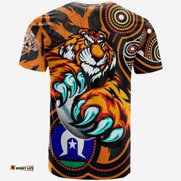 tigers rugby custom indigenous t shirt this is my jungle aboriginal style
