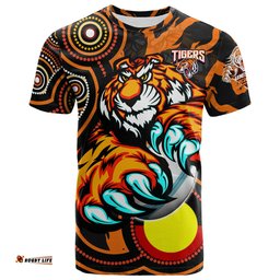 tigers rugby custom indigenous t shirt this is my jungle aboriginal style