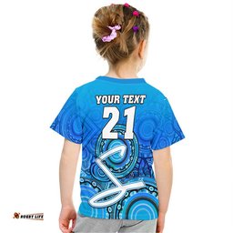 custom personalised adelaide strikers indigenous aboriginal arts t shirt