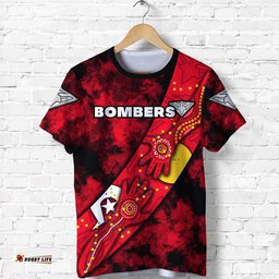 custom personalised bombers naidoc week t shirt essendon aboriginal special version