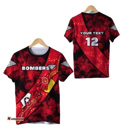 custom personalised bombers naidoc week t shirt essendon aboriginal special version