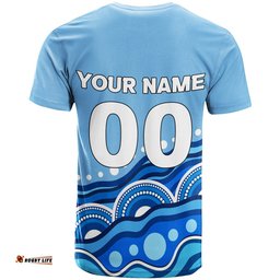 custom personalised melbourne indigenous t shirt dot painting art