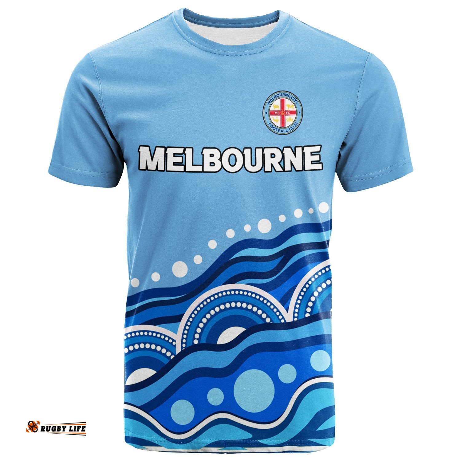 custom personalised melbourne indigenous t shirt dot painting art