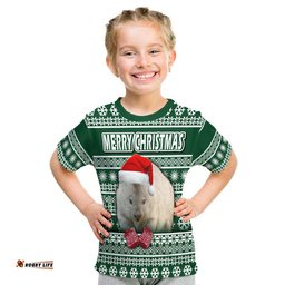 custom personalised australian wombat christmas vibe with aboriginal dot painting style t shirt