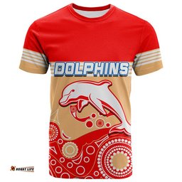 custom personalised dolphins rugby t shirt aboriginal simple