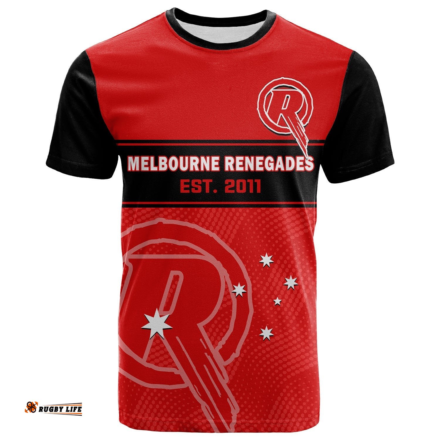melbourne renegades cricket t shirt est 2011 sporty