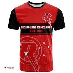 melbourne renegades cricket t shirt est 2011 sporty