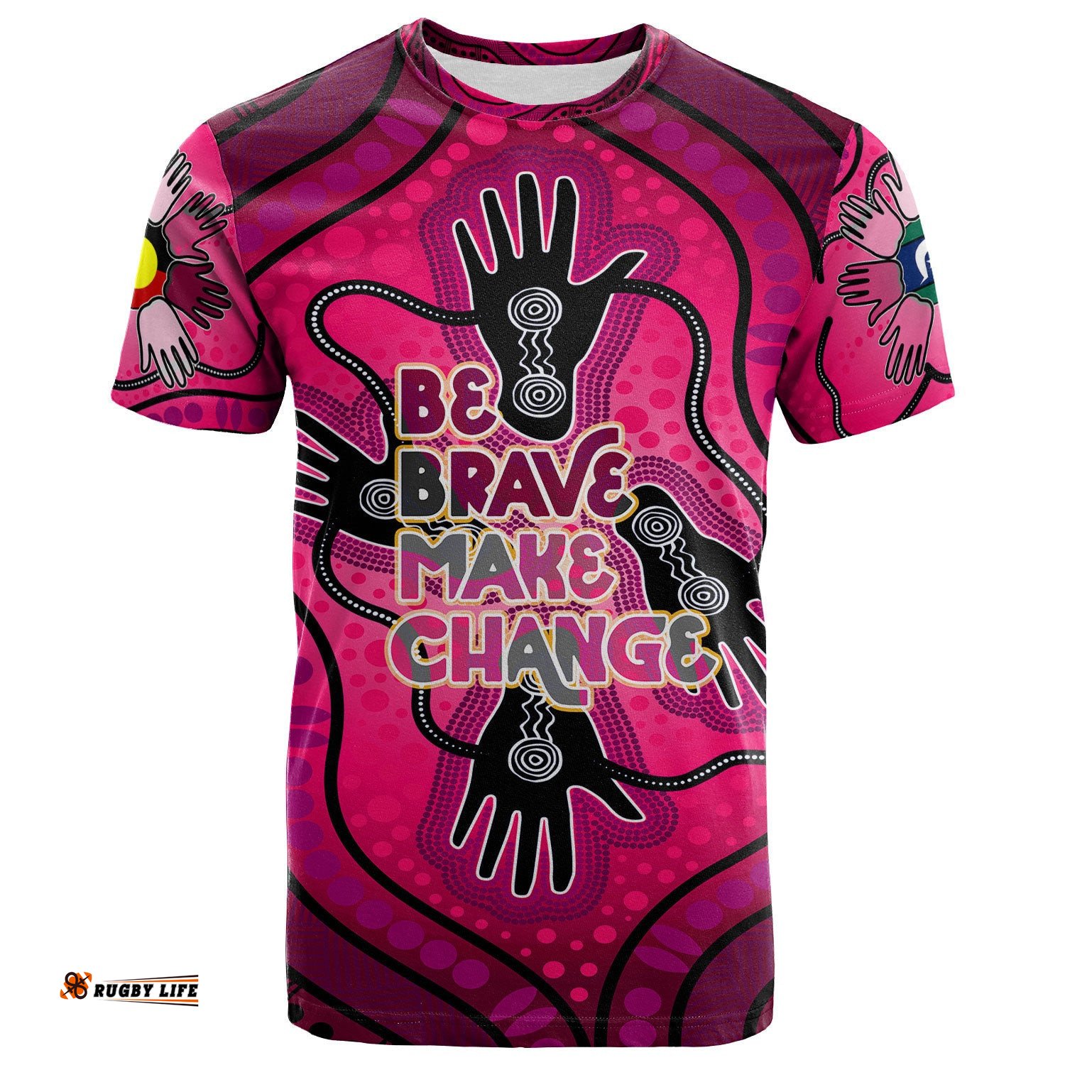 australia national reconciliation week t shirt custom celebrate indigenous history and culture be brave make change aboriginal inspired t shirt