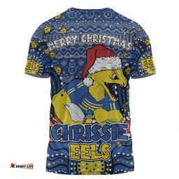 Amazing Aussie Parramatta Eels Christmas Custom T-shirt - Christmas Knit Patterns Vintage Jersey Ugly T-shirt