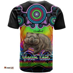 personalised australia taurus wombat zodiac t shirt auz astrology aboriginal rainbow