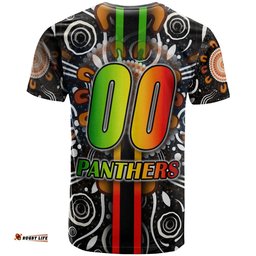 panthers rugby t shirt custom panthers rugby ball aboriginal indigenous sport style t shirt
