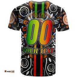 panthers rugby t shirt custom panthers rugby ball aboriginal indigenous sport style t shirt