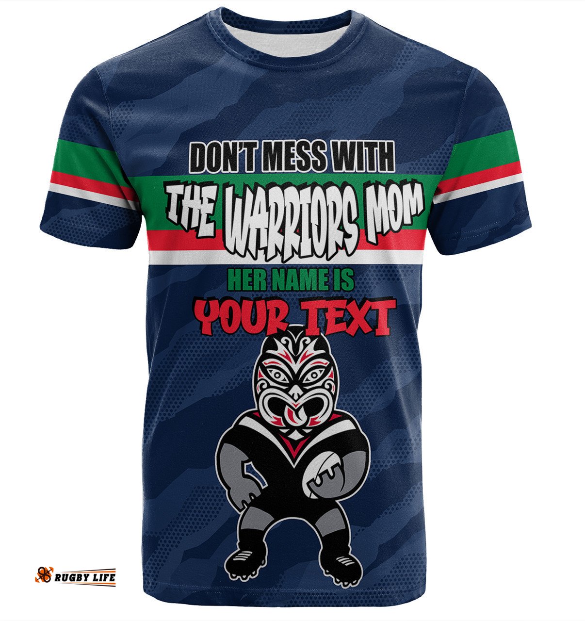 Amazing Aussie New Zealand Warriors Mother's Day T-Shirt - Screaming Mom and Crazy Fan