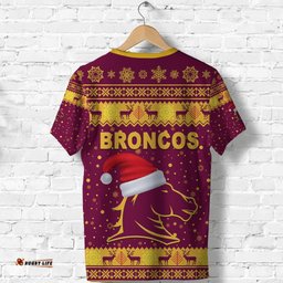 brisbane t shirt broncos christmas nice abs maroon