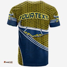 custom personalised cowboys rugby t shirt mix aboriginal simple
