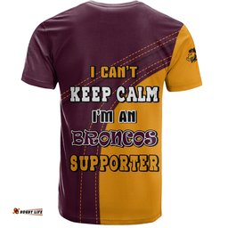 Amazing Aussie Brisbane Broncos T-Shirt Custom Team Of Us Die Hard Fan Supporters