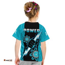 port adelaide football t shirt power thunder hand mix aboriginal dynamic