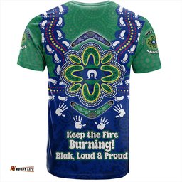 Amazing Aussie Australia T-Shirt Torres Strait Aboriginal Inspired Naidoc Symbol Pattern