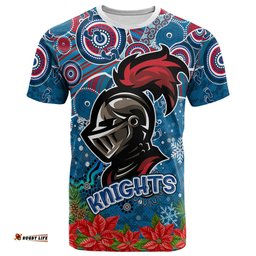 Amazing Aussie Newcastle Knights Christmas Custom T-shirt - Christmas Super Newcastle Knights T-shirt