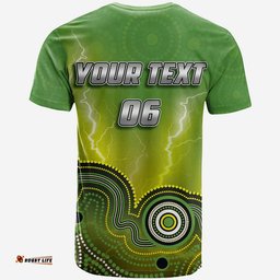 custom personalised and numbersydney thunder t shirt cricket aboriginal style