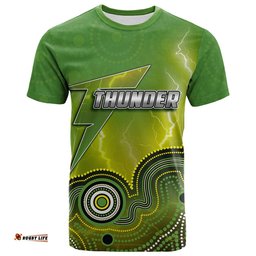 custom personalised and numbersydney thunder t shirt cricket aboriginal style