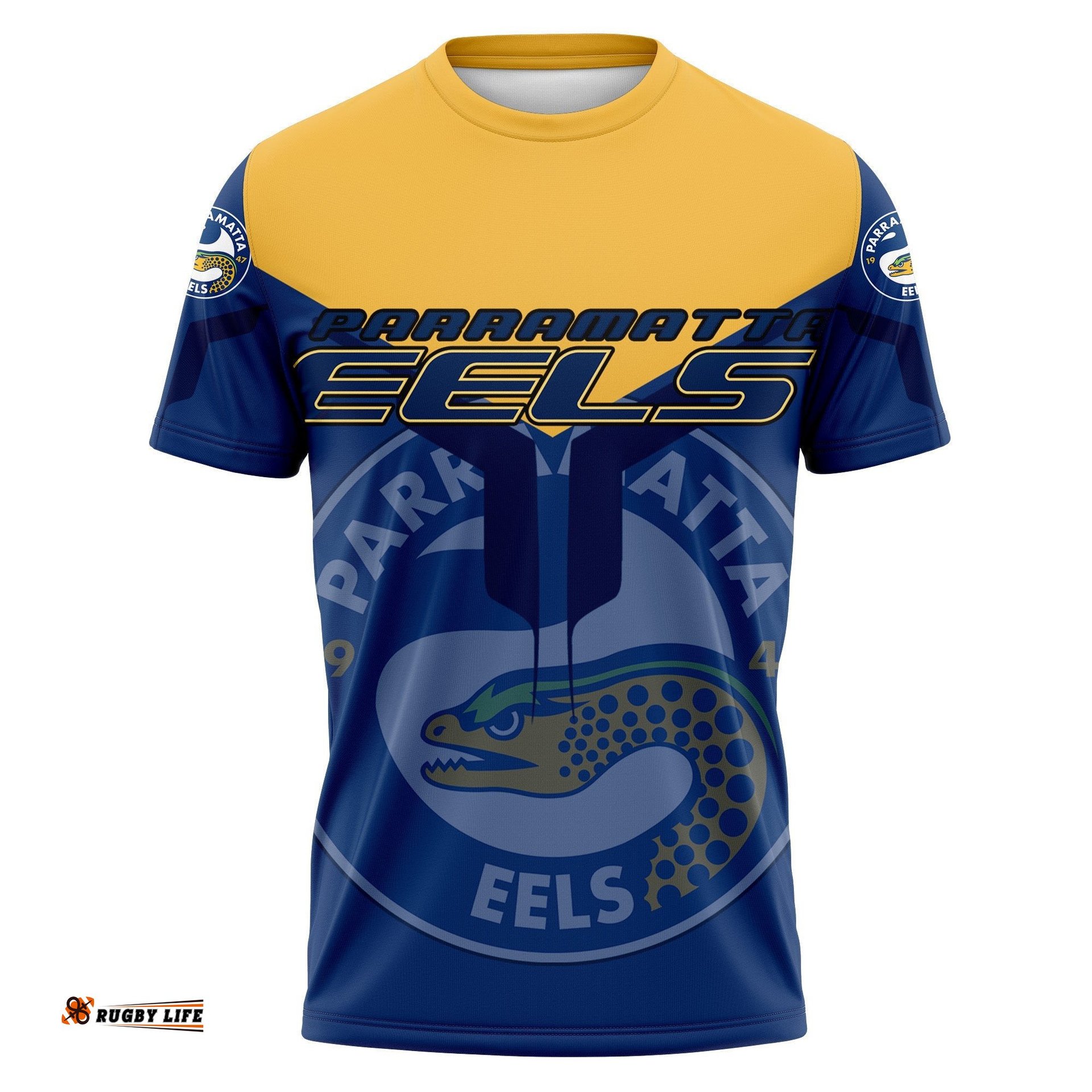 parramatta eels t shirt drinking style nrl 0